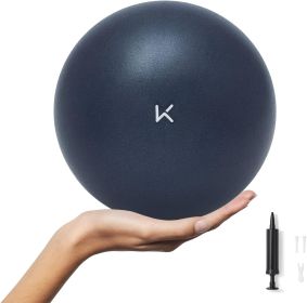 Pilates Small Exercise Ball Anti-Burst - Thickened Yoga Ball With Pump for Physical Therapy, Fitness, Workout, and Core Strength