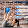 Small Exercise Ball, 9 Inch Pilates Ball with Exercise Guide, Small Workout Ball for Stability, Fitness, Barre, Yoga, Core Training & Physical Therapy