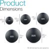 Core Balance Exercise Ball for Workouts, Anti-Burst and Slip Resistant, Swiss Yoga Ball for Pregnancy, Stability, Fitness and Physical Therapy