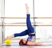 Pilates Exercise Balls Physical Therapy - 9 Inch Small Exercise Ball for Between Knees for Rehab, Barre, Core, Stability & Yoga