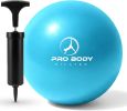 Pilates Small Exercise Ball with Pump - 9 Inch Workout Ball for Stability, Barre, Yoga, Core & Physical Therapy