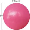 Exercise Ball with Pump, 9-Inch Small for Pilates, Yoga, Core Stability - Choose: [Pack of 1 Ball + 1 Pump] or [Pack of 2 Balls + 1 Pump]